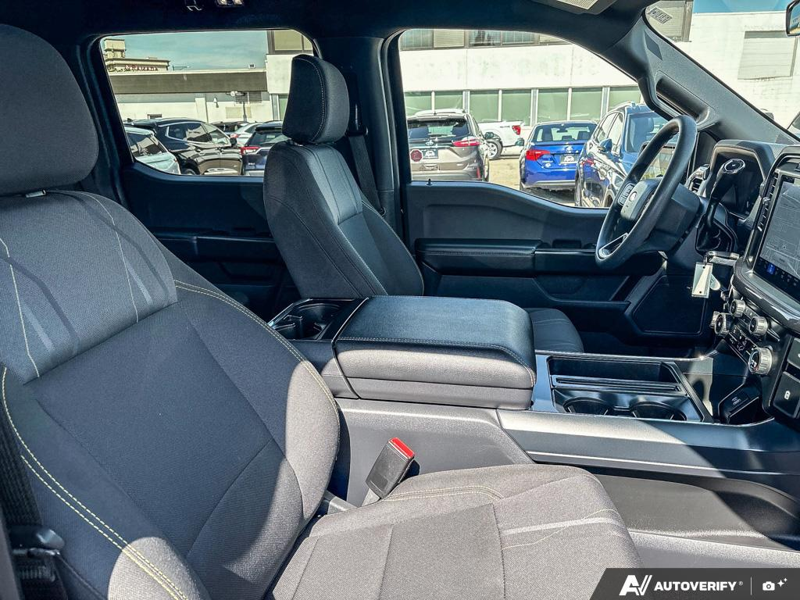 USED 2024 Ford F-150 STX - Agate Black Metallic Exterior / BLACK, UNIQUE SPORT CLOTH 40/CONSOLE/40 FRONT-SEATS Interior - $47,933 - Stock #EP4737 - VIN 1FTEW2LPXRKD40394 - Photo 22