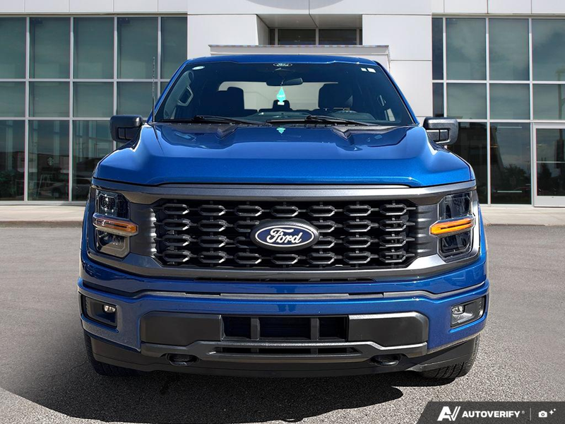 USED 2024 Ford F-150 STX - Atlas Blue Metallic Exterior / BLACK STX CLOTH Interior - $48,950 - Stock #EP4720 - VIN 1FTEW2LP8RKD20029 - Photo 2