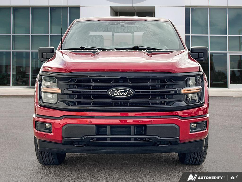 USED 2024 Ford F-150 XLT - Rapid Red Metallic Tinted Clearcoat Exterior / BLACK, UNIQUE SPORT CLOTH 40/CONSOLE/40 FRONT-SEATS Interior - $55,989 - Stock #EP4751 - VIN 1FTFW3L86RFA95007 - Photo 2