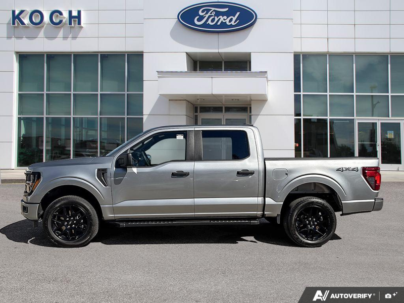 USED 2024 Ford F-150 STX - Iconic Silver Metallic Exterior / BLACK, UNIQUE SPORT CLOTH 40/CONSOLE/40 FRONT-SEATS Interior - $47,976 - Stock #EP4736 - VIN 1FTEW2LP5RKD39931 - Photo 3