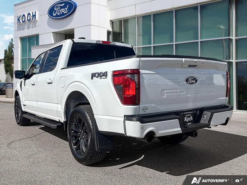 USED 2024 Ford F-150 XLT - Oxford White Exterior / BLACK LEATHER TRIMMED Interior - $59,998 - Stock #EP4739 - VIN 1FTFW3LD3RFA36252 - Photo 4