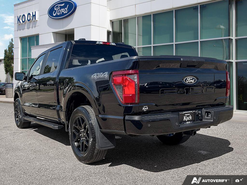 USED 2024 Ford F-150 STX - Agate Black Metallic Exterior / BLACK, UNIQUE SPORT CLOTH 40/CONSOLE/40 FRONT-SEATS Interior - $47,933 - Stock #EP4737 - VIN 1FTEW2LPXRKD40394 - Photo 4