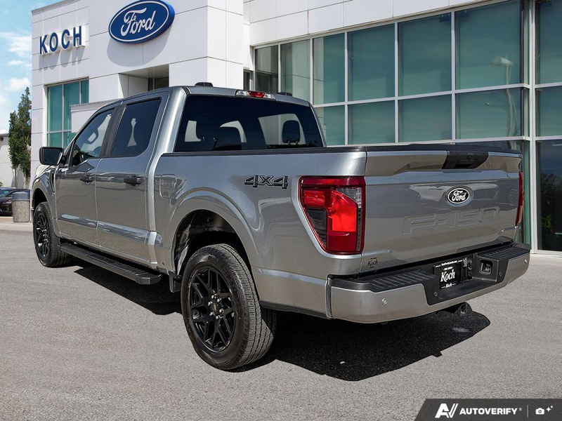 USED 2024 Ford F-150 STX - Iconic Silver Metallic Exterior / BLACK, UNIQUE SPORT CLOTH 40/CONSOLE/40 FRONT-SEATS Interior - $47,976 - Stock #EP4736 - VIN 1FTEW2LP5RKD39931 - Photo 4