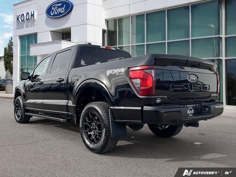 USED 2024 Ford F-150 XLT - Agate Black Metallic Exterior / BLACK, UNIQUE SPORT CLOTH 40/CONSOLE/40 FRONT-SEATS Interior - $54,937 - Stock #EP4787 - VIN 1FTFW3L8XRKE17140 - Photo 4