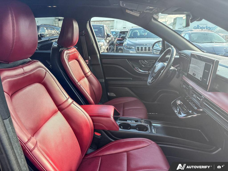 USED 2024 Lincoln Corsair Grand Touring - Infinite Black Metallic Exterior / EBONY/ETERNAL RED LEATHER TRIMMED Interior - $48,976 - Stock #EP4779 - VIN 5LMTJ5DZ4RUL05161 - Photo 22