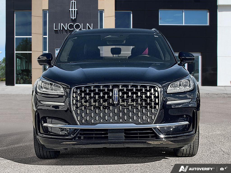 USED 2024 Lincoln Corsair Grand Touring - Infinite Black Metallic Exterior / EBONY/ETERNAL RED LEATHER TRIMMED Interior - $48,976 - Stock #EP4779 - VIN 5LMTJ5DZ4RUL05161 - Photo 2