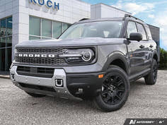 NEW 2025 Ford Bronco Sport Badlands - Carbonized Grey Metallic Exterior - $44,934 - Stock #E51375 - VIN 3FMCR9DA8SRF75360