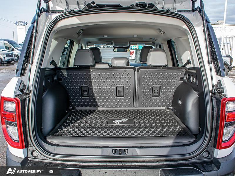 NEW 2025 Ford Bronco Sport Badlands - Oxford White Exterior / DARK SPACE GREY LEATHER Interior - $44,777 - Stock #D50943 - VIN 3FMCR9DA6SRF16470 - Photo 11
