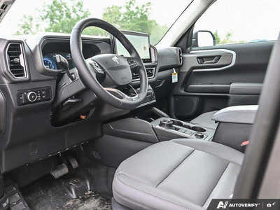 NEW 2025 Ford Bronco Sport Badlands - DARK SPACE GREY LEATHER Interior - $45,934 - Stock #E51375 - VIN 3FMCR9DA8SRF75360