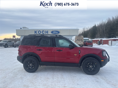 NEW 2025 Ford Bronco Sport Badlands - DARK SPACE GREY LEATHER Interior - $54,160 - Stock #A25287 - VIN 3FMCR9DA6SRF73963