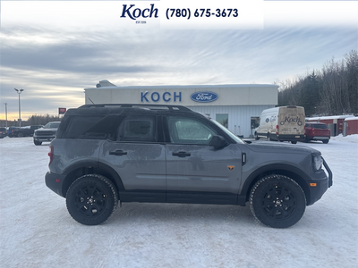 NEW 2025 Ford Bronco Sport Badlands - DARK SPACE GREY LEATHER Interior - $54,115 - Stock #A25286 - VIN 3FMCR9DA8SRF75018