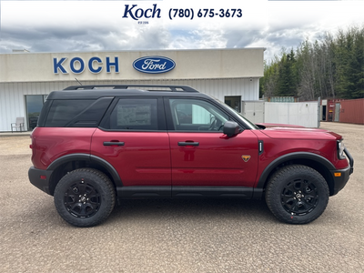 NEW 2025 Ford Bronco Sport Badlands - DARK SPACE GREY LEATHER Interior - $54,660 - Stock #A25287 - VIN 3FMCR9DA6SRF73963