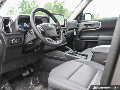 NEW 2025 Ford Bronco Sport Badlands - DARK SPACE GREY LEATHER Interior - $45,934 - Stock #E51375 - VIN 3FMCR9DA8SRF75360