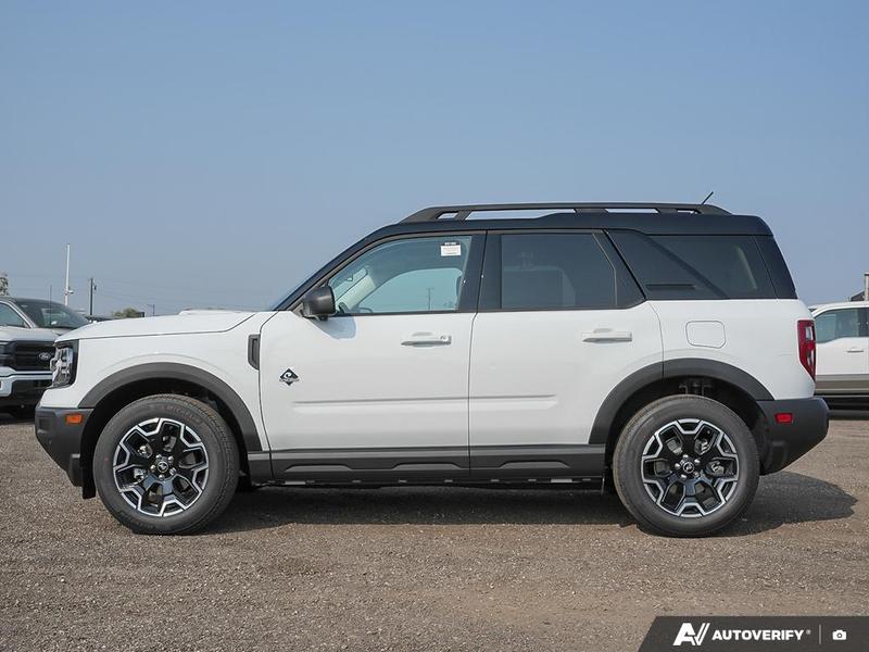 NEW 2025 Ford Bronco Sport Outer Banks - Oxford White Exterior / PLATINUM BLUE Interior - $41,909 - Stock #E51202 - VIN 3FMCR9CN9SRF21408 - Photo 2