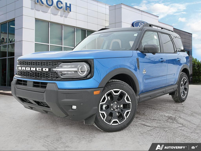 NEW 2025 Ford Bronco Sport Outer Banks - Velocity Blue Metallic Exterior - $38,959 - Stock #E51358 - VIN 3FMCR9CN4SRF63338