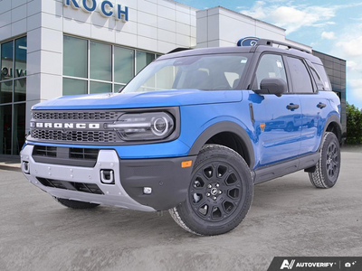 NEW 2025 Ford Bronco Sport Badlands - Velocity Blue Metallic Exterior - $45,934 - Stock #E51382 - VIN 3FMCR9DA5SRF76532
