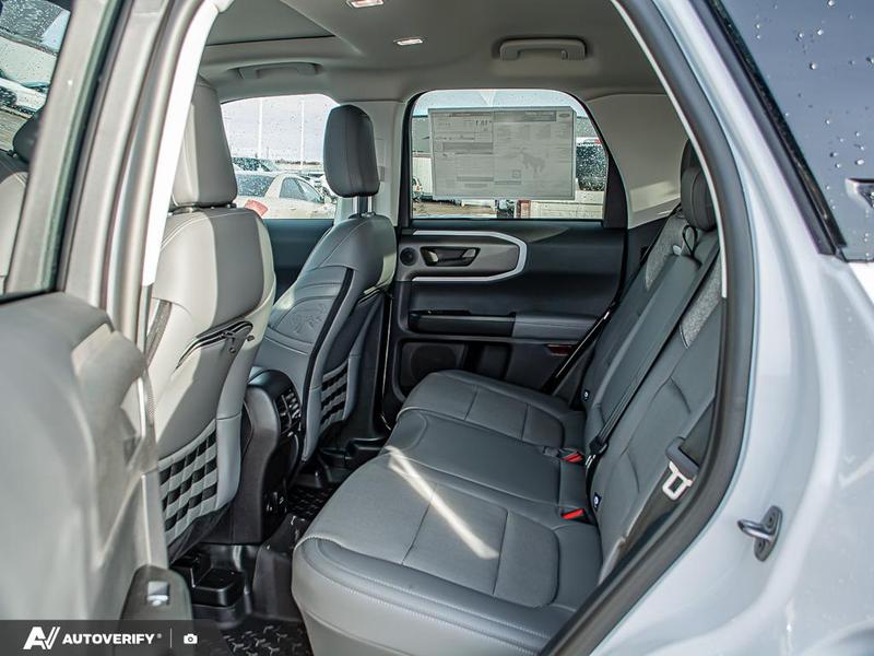 NEW 2025 Ford Bronco Sport Badlands - Oxford White Exterior / DARK SPACE GREY LEATHER Interior - $44,777 - Stock #D50943 - VIN 3FMCR9DA6SRF16470 - Photo 25