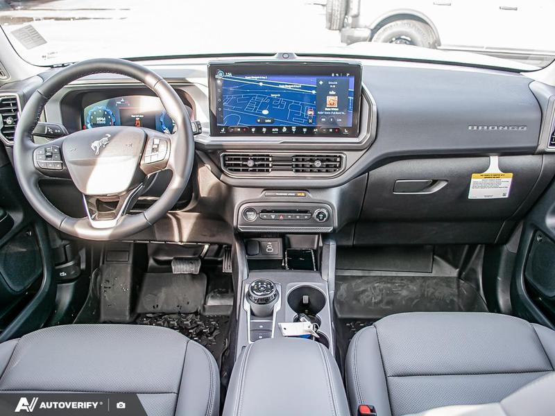 NEW 2025 Ford Bronco Sport Badlands - Oxford White Exterior / DARK SPACE GREY LEATHER Interior - $44,777 - Stock #D50943 - VIN 3FMCR9DA6SRF16470 - Photo 26