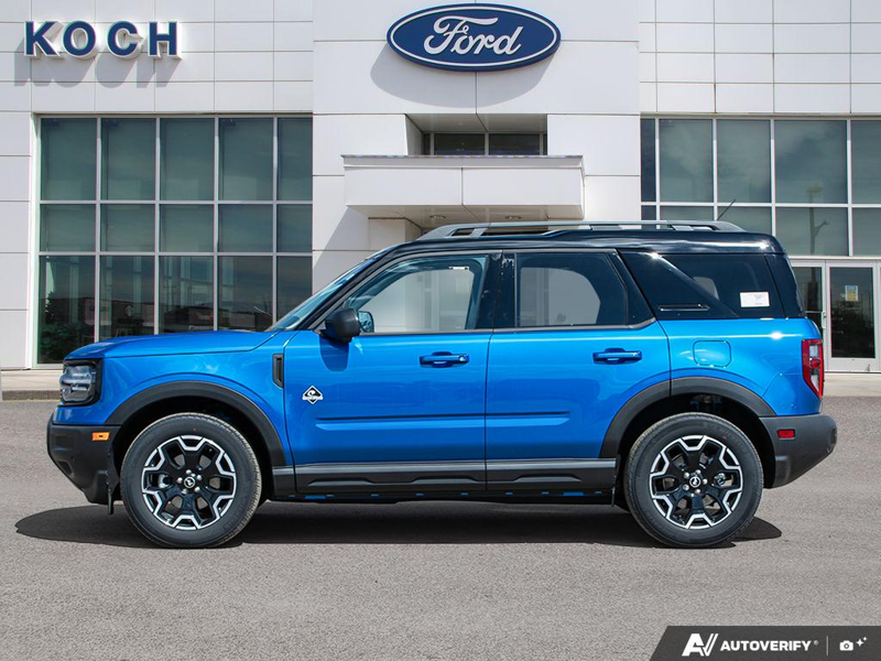 NEW 2025 Ford Bronco Sport Outer Banks - Velocity Blue Metallic Exterior / PLATINUM BLUE Interior - $39,959 - Stock #E51358 - VIN 3FMCR9CN4SRF63338 - Photo 3
