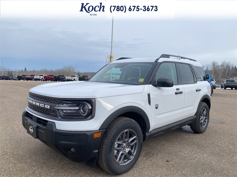 NEW 2025 Ford Bronco Sport Big Bend - Oxford White Exterior / LIGHT SMOKED TRUFFLE Interior - $37,725 - Stock #A25227 - VIN 3FMCR9BN9SRF12550 - Photo 4