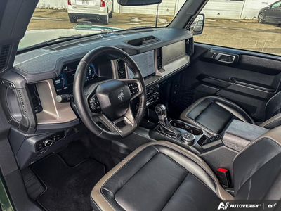 USED 2025 Ford Bronco Outer Banks - LIGHT SMOKED TRUFFLE, PREMIUM LEATHER-TRIMMED HEATED CAPTAIN'S C Interior - $59,998 - Stock #EP4726 - VIN 1FMDE8BH8SLB23580