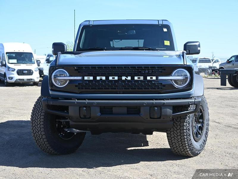 DEMO 2025 Ford Bronco Badlands HOSS + Sasquatch Package - Azure Grey Metallic Tri-coat Exterior / BLACK LEATHER TRIM VINYL Interior - $81,884 - Stock #E50684 - VIN 1FMEE9BP3SLA60244 - Photo 2