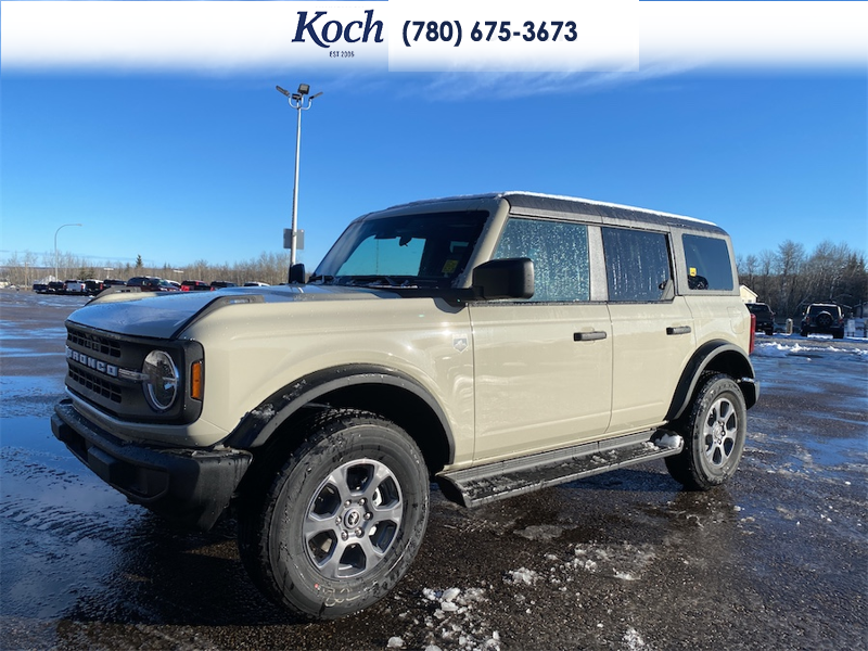 NEW 2025 Ford Bronco Big Bend - Desert Sand Exterior / SMOKED TRUFFLE W/BLK ONYX, MARINE GRADE VINYL BUCKET SEATS Interior - $64,655 - Stock #A25261 - VIN 1FMDE7BH2SLB37078 - Photo 4