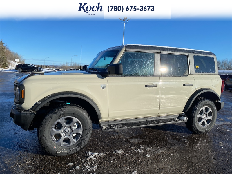NEW 2025 Ford Bronco Big Bend - Desert Sand Exterior / SMOKED TRUFFLE W/BLK ONYX, MARINE GRADE VINYL BUCKET SEATS Interior - $64,655 - Stock #A25261 - VIN 1FMDE7BH2SLB37078 - Photo 5