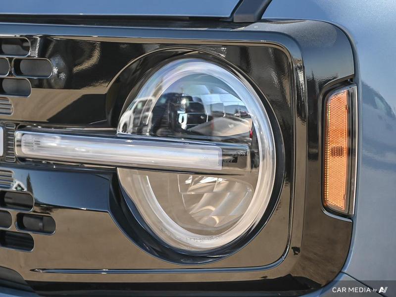 DEMO 2025 Ford Bronco Badlands HOSS + Sasquatch Package - Azure Grey Metallic Tri-coat Exterior / BLACK LEATHER TRIM VINYL Interior - $81,884 - Stock #E50684 - VIN 1FMEE9BP3SLA60244 - Photo 10