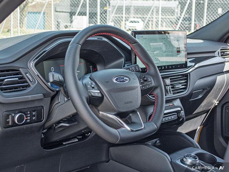 NEW 2025 Ford Escape ST-Line - Vapor Blue Exterior / EBONY VINYL/ RED STITCHING Interior - $36,943 - Stock #E50673 - VIN 1FMCU9MN6SUB09291 - Photo 13