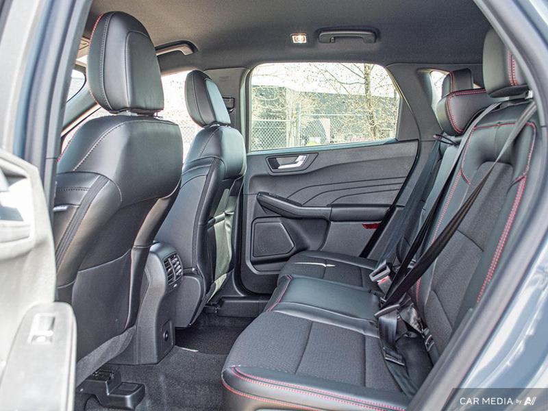 NEW 2025 Ford Escape ST-Line - Vapor Blue Exterior / EBONY VINYL/ RED STITCHING Interior - $36,943 - Stock #E50673 - VIN 1FMCU9MN6SUB09291 - Photo 26