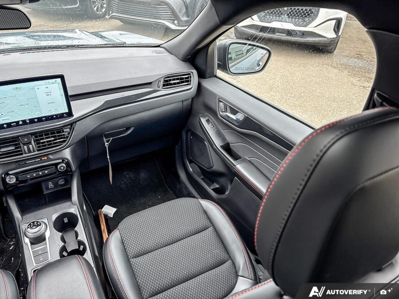 NEW 2025 Ford Escape ST-Line Hybrid - Vapor Blue Exterior / EBONY VINYL/ RED STITCHING Interior - $45,143 - Stock #E50102 - VIN 1FMCU9MZXSUA13070 - Photo 25