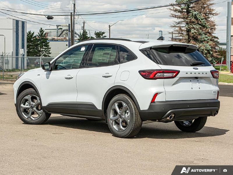 NEW 2025 Ford Escape ST-Line - Space Silver Metallic Exterior / EBONY VINYL/ RED STITCHING Interior - $36,893 - Stock #E51177 - VIN 1FMCU9MN8SUB54071 - Photo 4