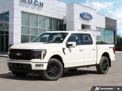 NEW 2025 Ford F-150 Platinum - Star White Tri-coat Metallic Exterior - $89,819 - Stock #E51073 - VIN 1FTFW7L81SFB46832