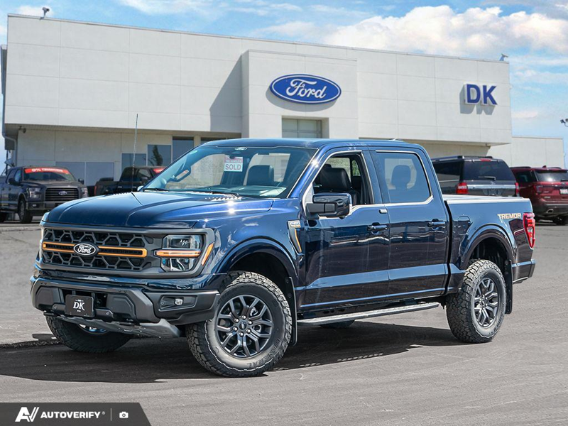 NEW 2025 Ford F-150 Tremor - Antimatter Blue Metallic Exterior / BLACK TREMOR LEATHER Interior - $92,201 - Stock #D51014 - VIN 1FTFW4L52SFC33028 - Photo 1
