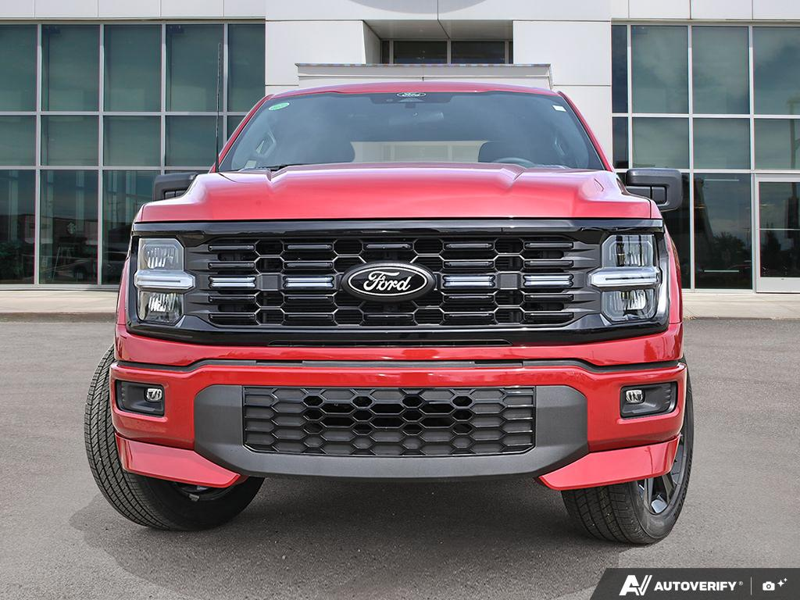 NEW 2025 Ford F-150 LOBO - Rapid Red Tri-coat Metallic Exterior / BLACK STX CLOTH Interior - $63,899 - Stock #E51376 - VIN 1FTEW2L59SFC08241 - Photo 2