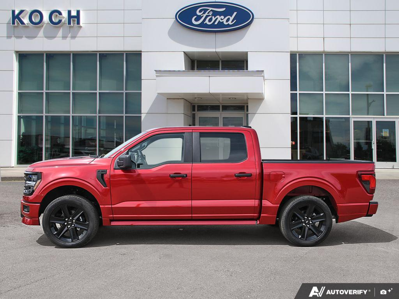 NEW 2025 Ford F-150 LOBO - Rapid Red Tri-coat Metallic Exterior / BLACK STX CLOTH Interior - $63,899 - Stock #E51376 - VIN 1FTEW2L59SFC08241 - Photo 3