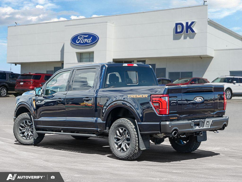 NEW 2025 Ford F-150 Tremor - Antimatter Blue Metallic Exterior / BLACK TREMOR LEATHER Interior - $92,201 - Stock #D51014 - VIN 1FTFW4L52SFC33028 - Photo 4