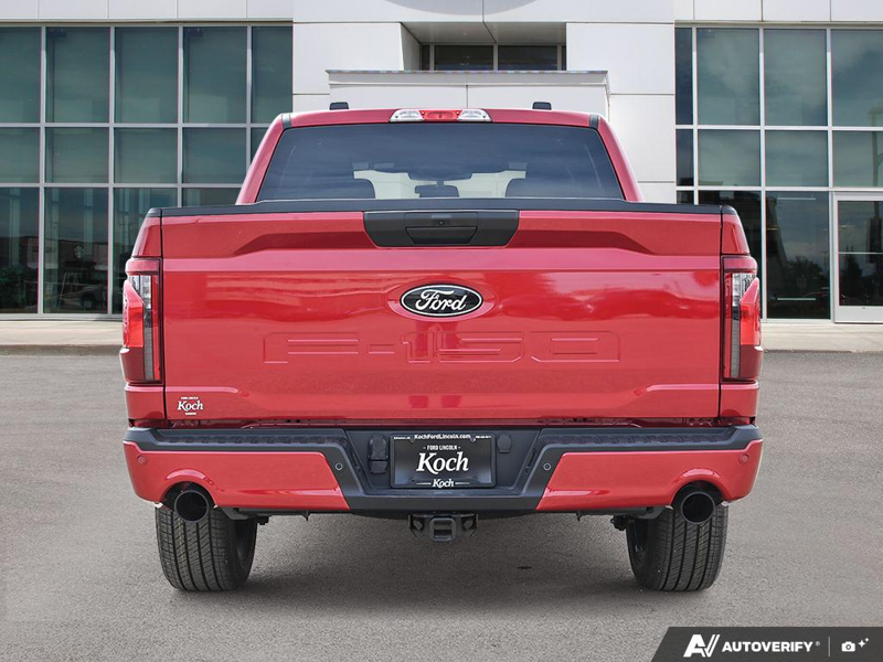 NEW 2025 Ford F-150 LOBO - Rapid Red Tri-coat Metallic Exterior / BLACK STX CLOTH Interior - $63,899 - Stock #E51376 - VIN 1FTEW2L59SFC08241 - Photo 5