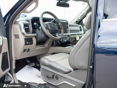 NEW 2025 Ford F-350 Super Duty Platinum - ADMIRAL BLUE LIGHT SLATE Interior - $119,964 - Stock #D51012 - VIN 1FT8W3BM7SED74016