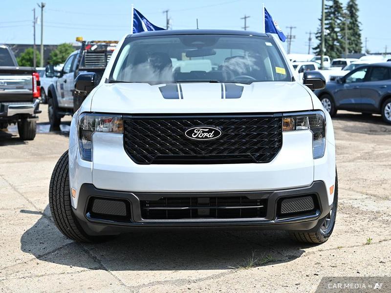 NEW 2025 Ford Maverick XLT Hybrid - Space White Metallic Exterior / BLACK ONYX Interior - $45,919 - Stock #E50120 - VIN 3FTTW8J30SRA17872 - Photo 2