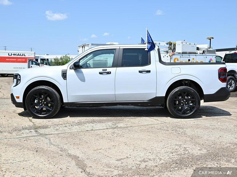 NEW 2025 Ford Maverick XLT Hybrid - Space White Metallic Exterior / BLACK ONYX Interior - $45,919 - Stock #E50120 - VIN 3FTTW8J30SRA17872 - Photo 3