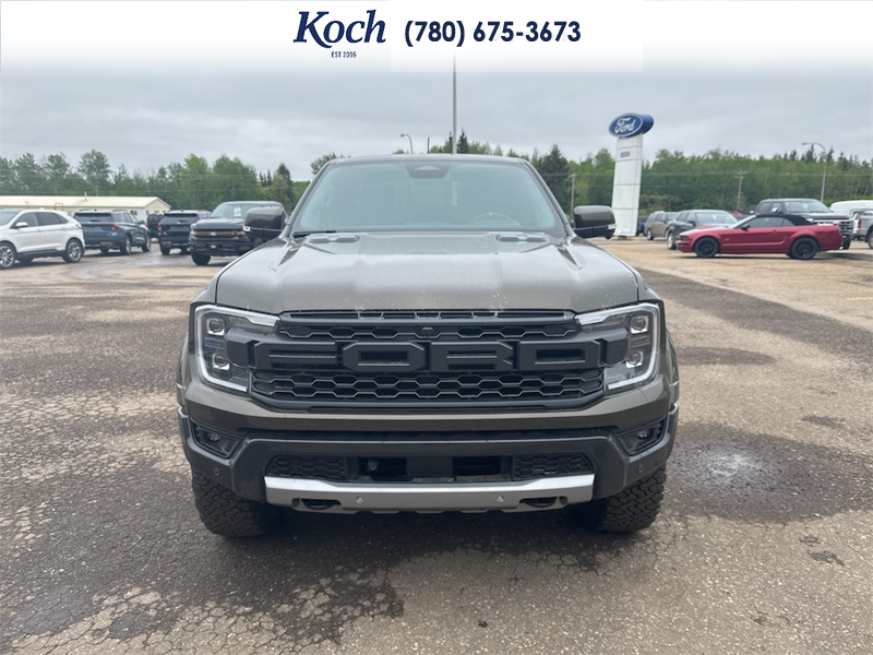 NEW 2025 Ford Ranger Raptor - Shelter Green Metallic Exterior / EBONY LEATHER TRIM Interior - $82,740 - Stock #A25293 - VIN 1FTER4LR7SLE52834 - Photo 16