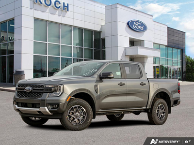 NEW 2025 Ford Ranger XLT - Carbonized Grey Metallic Exterior - $51,999 - Stock #E51366 - VIN 1FTER4HH6SLE63775