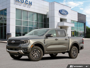 NEW 2025 Ford Ranger XLT - Carbonized Grey Metallic Exterior - $47,899 - Stock #E51366 - VIN 1FTER4HH6SLE63775
