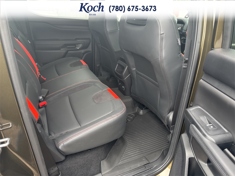 NEW 2025 Ford Ranger Raptor - Shelter Green Metallic Exterior / EBONY LEATHER TRIM Interior - $82,740 - Stock #A25293 - VIN 1FTER4LR7SLE52834 - Photo 20
