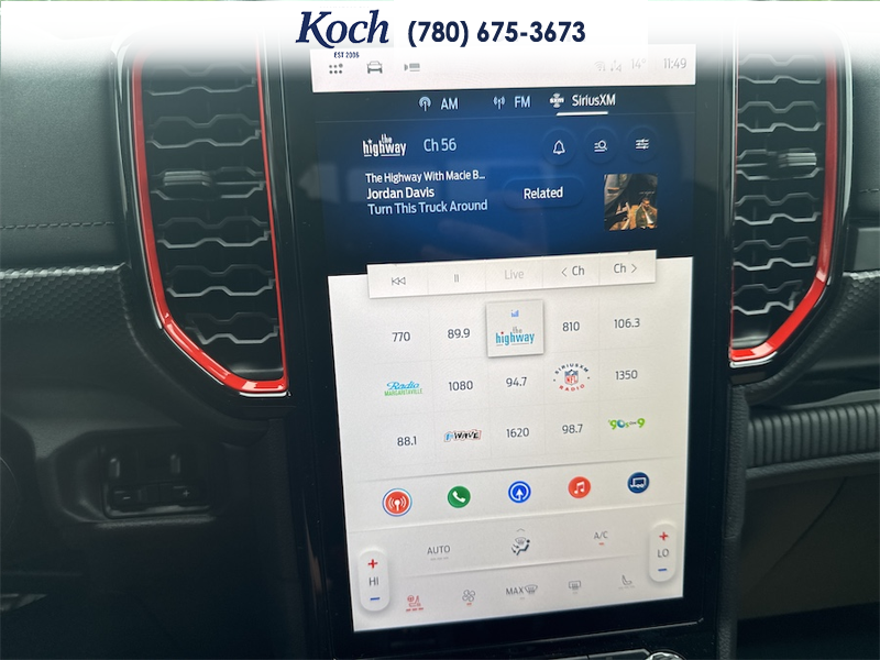 NEW 2025 Ford Ranger Raptor - Shelter Green Metallic Exterior / EBONY LEATHER TRIM Interior - $82,740 - Stock #A25293 - VIN 1FTER4LR7SLE52834 - Photo 25
