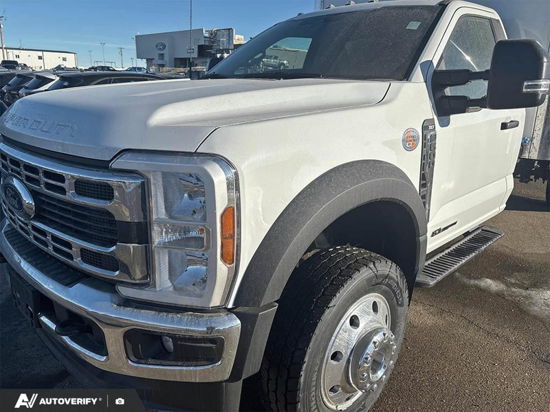 NEW 2025 Ford Super Duty F-600 DRW XLT - Oxford White Exterior / MEDIUM DARK SLATE CLOTH Interior - $114,777 - Stock #D50735 - VIN 1FDFF6LT8SDA15127 - Photo 6