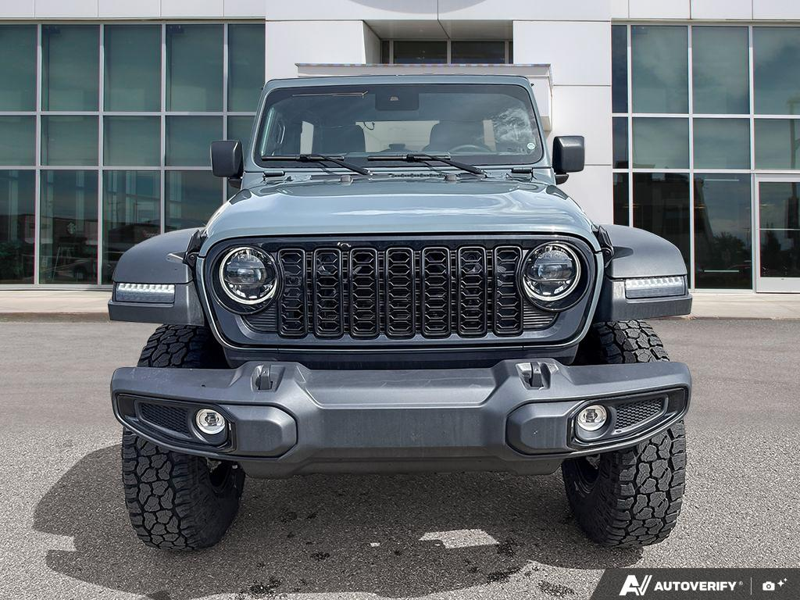 USED 2025 Jeep Wrangler Willys - Gray Exterior - $55,976 - Stock #E51160A - VIN 1C4PJXDN4SW515500 - Photo 2