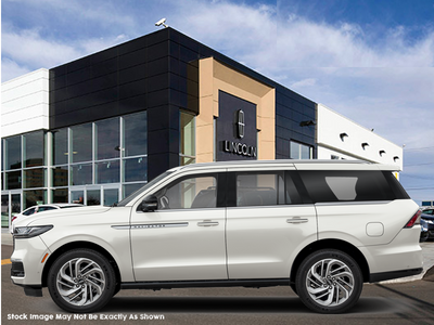USED 2025 Lincoln Navigator Reserve - Pristine White Metallic Tri-coat Exterior - $118,976 - Stock #E60801A - VIN 5LMJJ2LG6SEL00856
